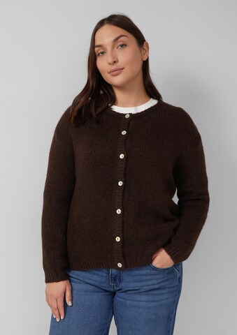 Cardigan s.Oliver en marron : devant
