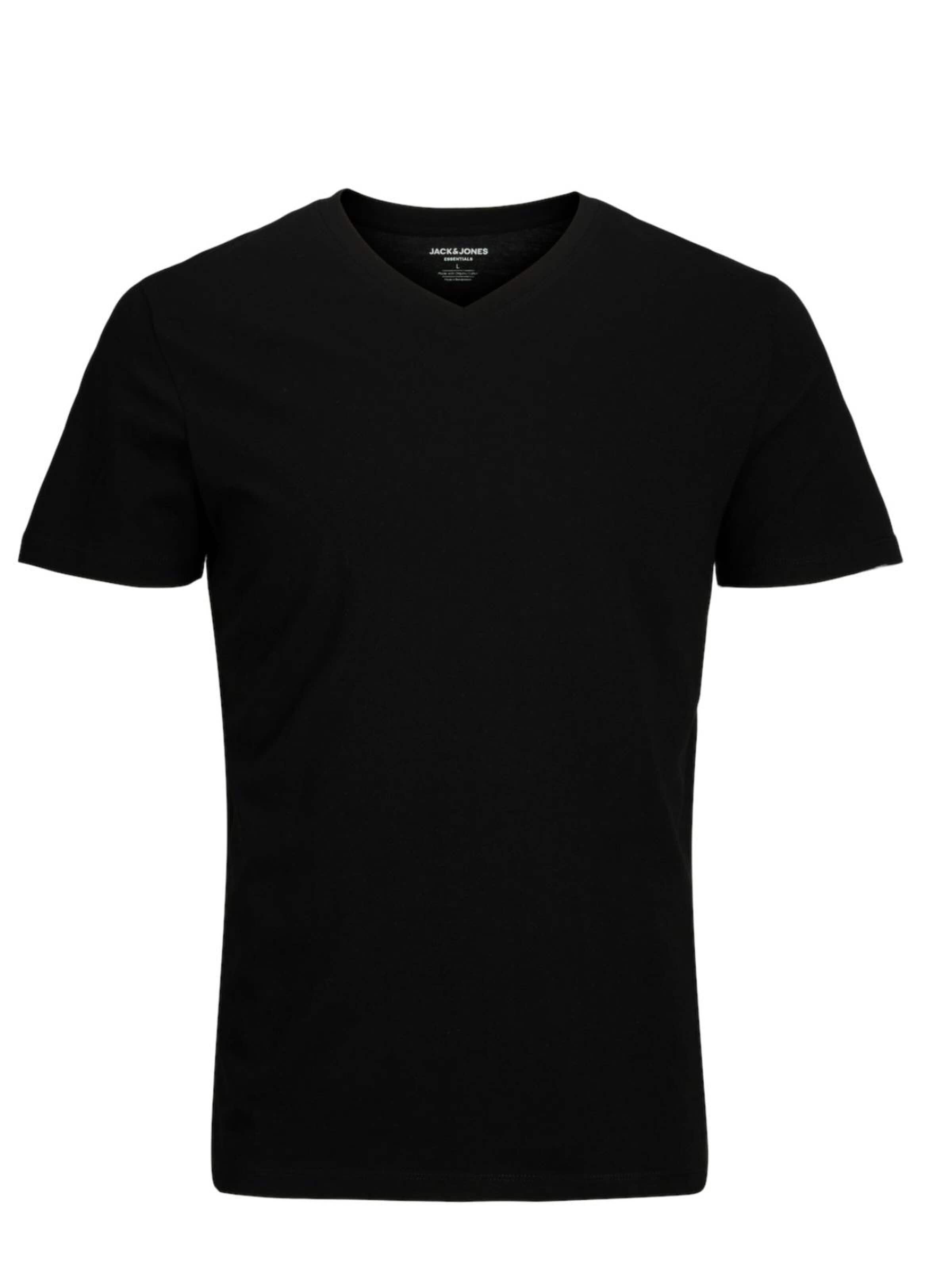JACK & JONES Shirt 'JJEORGANIC' in Zwart: voorkant