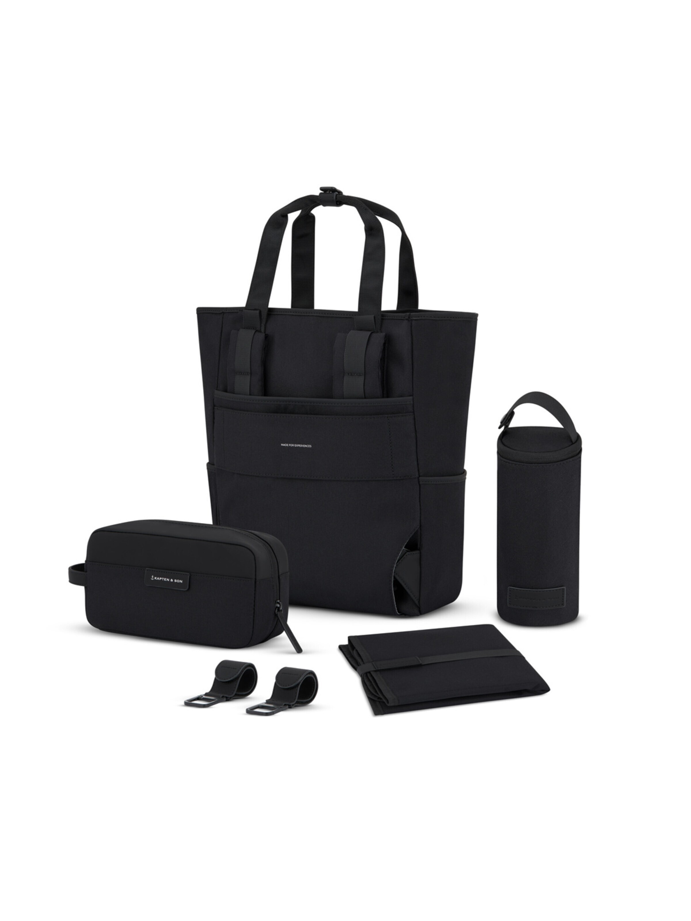 Kapten & Son Backpack 'Lindby Diaper' in Black