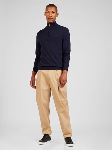TOMMY HILFIGER Sweter 'ESSENTIAL' w kolorze niebieski