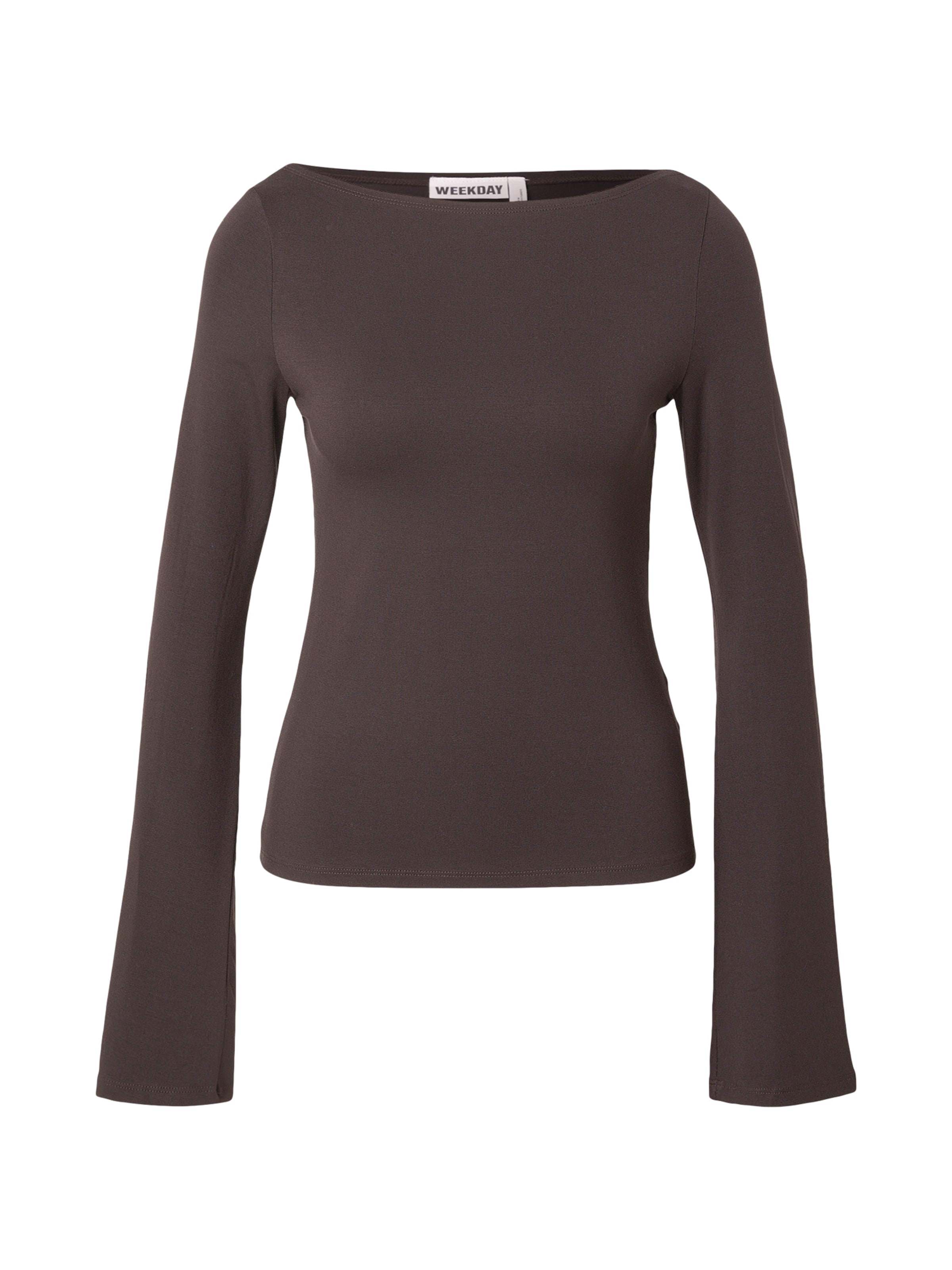 WEEKDAY Shirt 'Annie' in Braun: Vorderseite