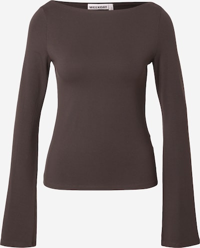 WEEKDAY Paita 'Annie' värissä ruskea, Tuotenäkymä
