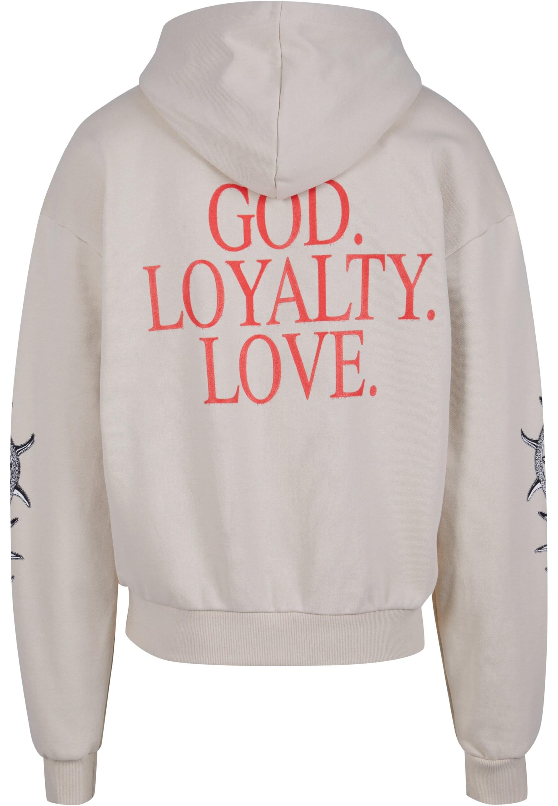 MT Upscale Dressipluus 'God Loyalty Love', värv beež