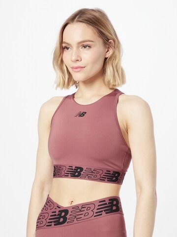 new balance Bustier Sport-BH in Rot: predná strana