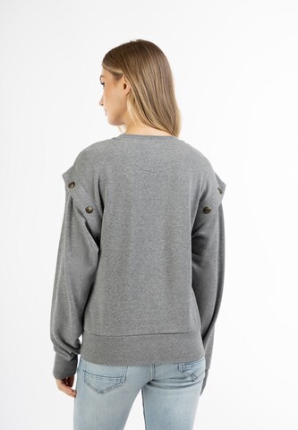 DreiMaster Vintage - Sweatshirt 'Takelage' em cinzento