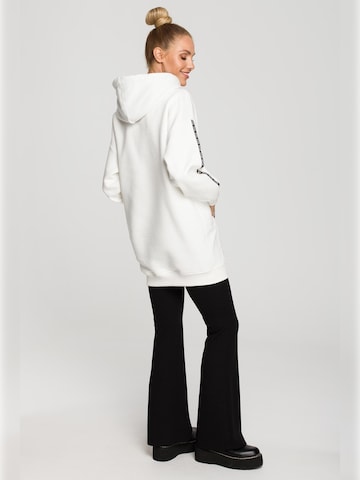 made of emotion - Sudadera 'M696' en blanco
