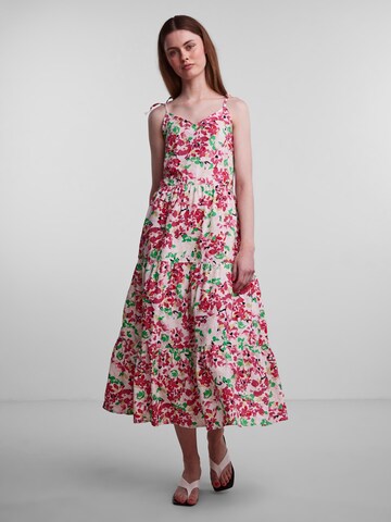 PIECES Letné šaty 'Shadow' - ružová: predná strana