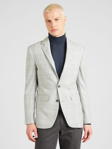 BURTON MENSWEAR LONDON - Ajuste estrecho Chaqueta saco en gris: frente