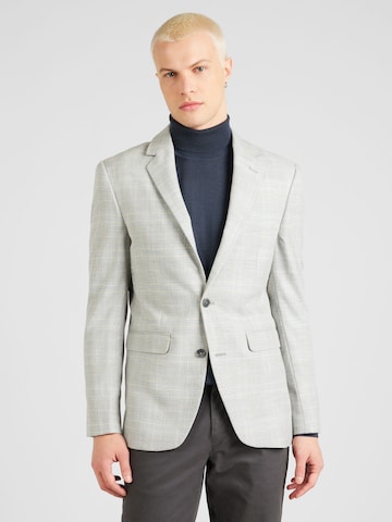 BURTON MENSWEAR LONDON Slim fit Suit Jacket in Grey: front