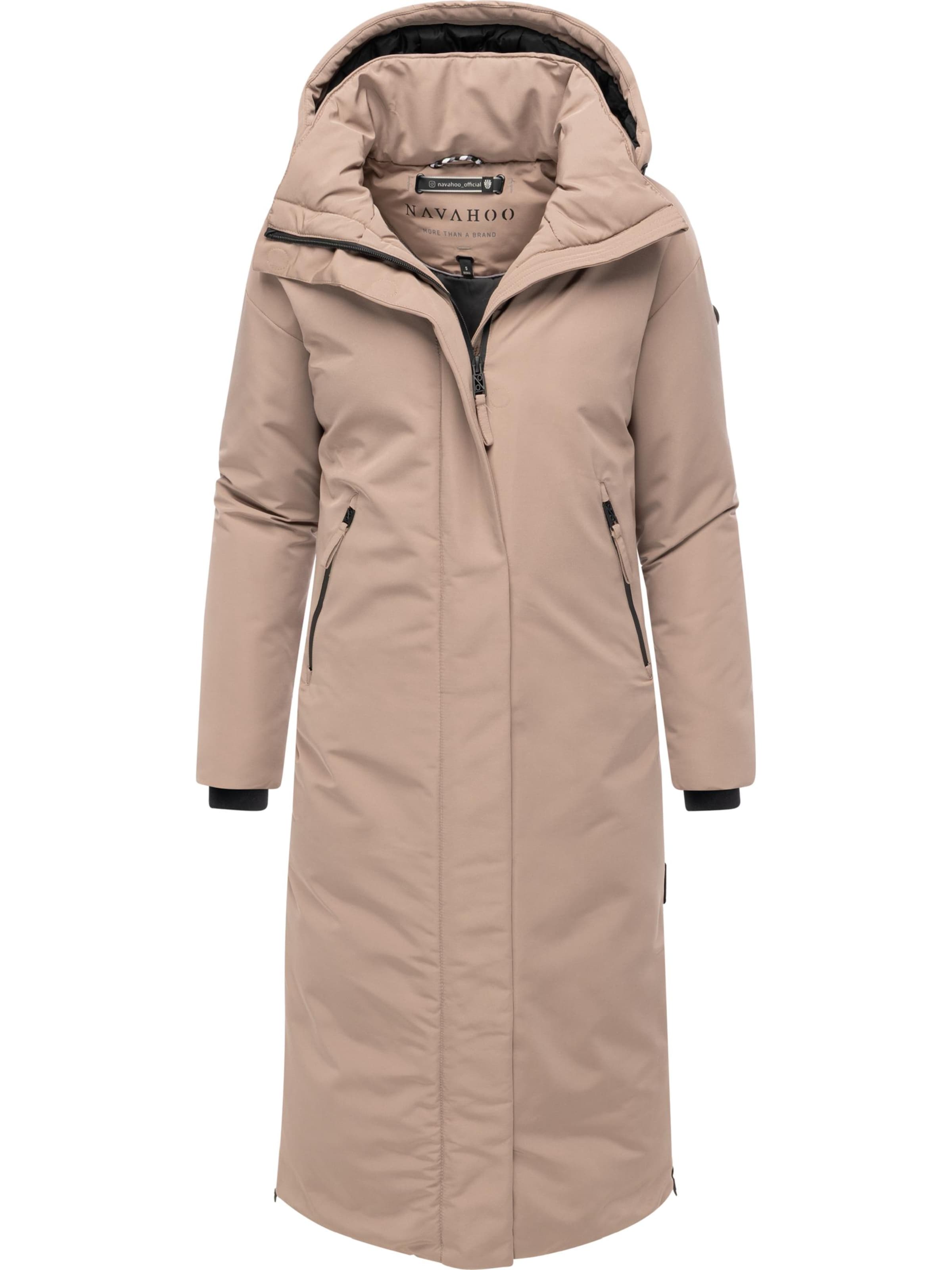 NAVAHOO Wintermantel 'Schneewächter 14' in Bruin