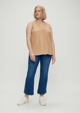 TRIANGLE - Blusa en marrón