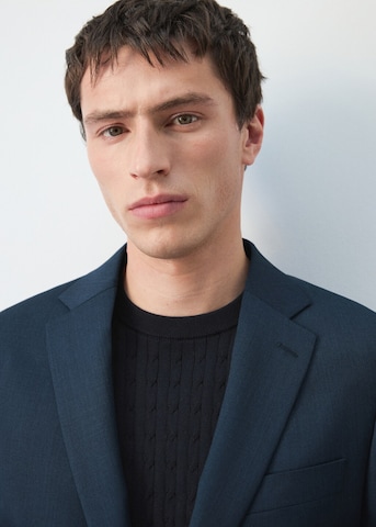 MANGO MAN Regular fit Business Blazer 'Turin' in Blue