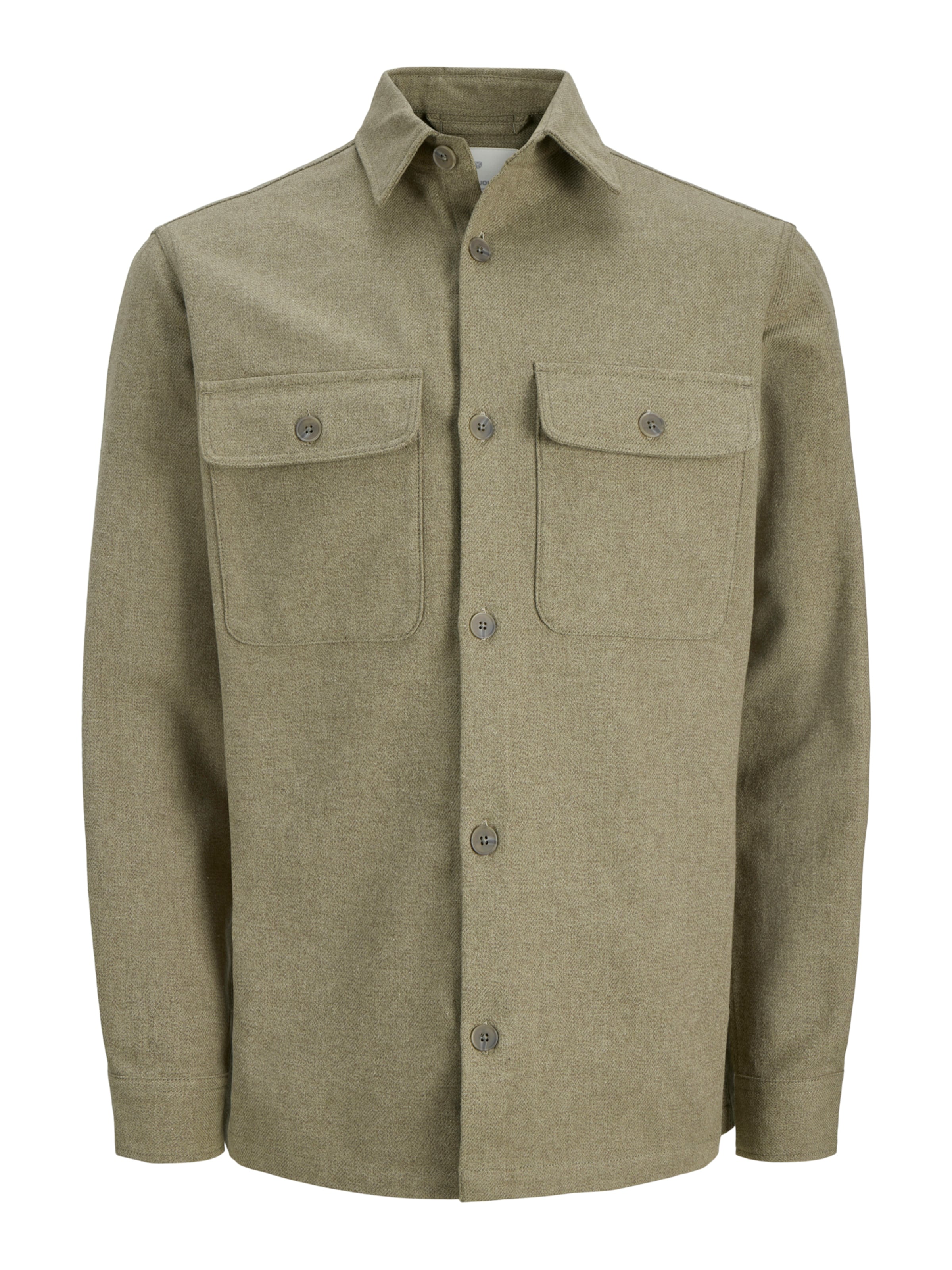 Jack & Jones Premium Рубашка 'JJRAYLE' в Зеленый: спереди