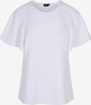 Zizzi - Blusa 'XFINER' en blanco: frente