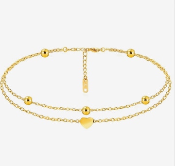 Kim Johanson Fußschmuck 'Heart' in Gold: Vorderseite