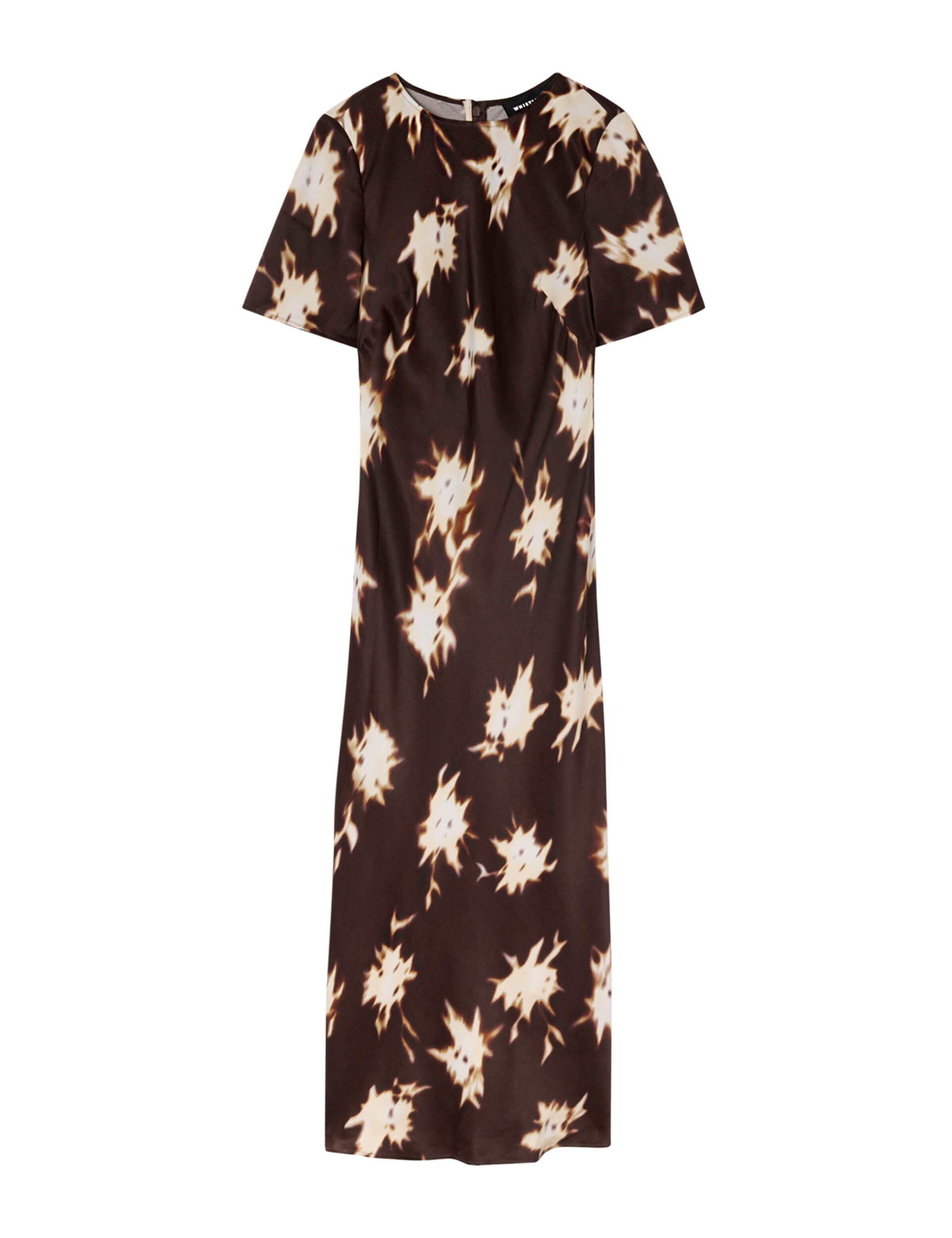 Whistles Dress in Brown: front
