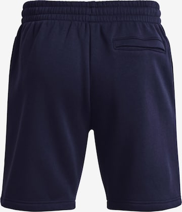 UNDER ARMOUR Loose fit Workout Pants 'Essential' in Blue