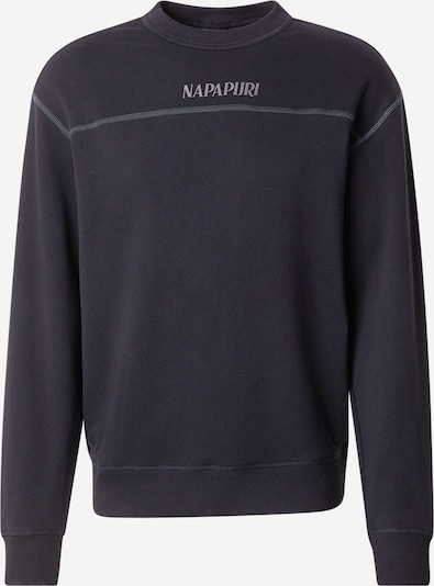 NAPAPIJRI Sweater majica 'B-UMBRA' u taupe siva / crna, Pregled proizvoda