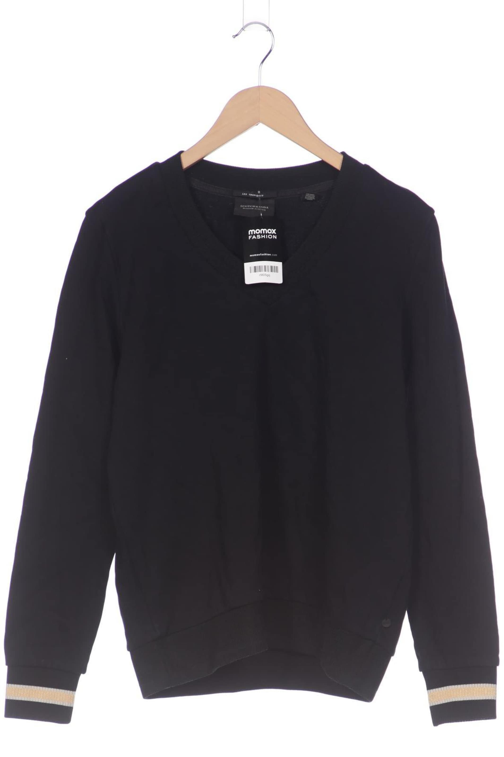 SCOTCH & SODA Sweatshirt & Zip-Up Hoodie in M in Black: front