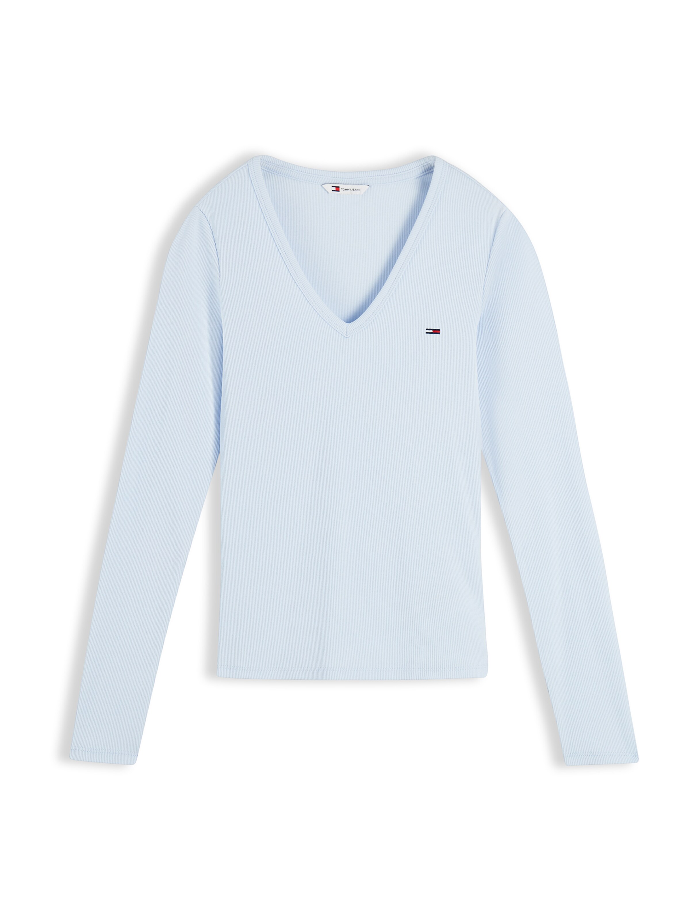 Tricou 'ESSENTIAL' de la Tommy Jeans pe albastru: față