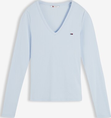 Tricou 'ESSENTIAL' de la Tommy Jeans pe albastru: față