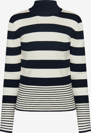 DreiMaster Klassik Sweater 'Ledkin' in marine blue / Wool white, Item view