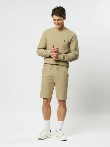U.S. POLO ASSN. regular Bukser 'Malik' i beige