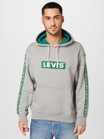 LEVI'S ® Regular Fit Sweatshirt 'Relaxed Graphic Hoodie' in Grau: Vorderseite