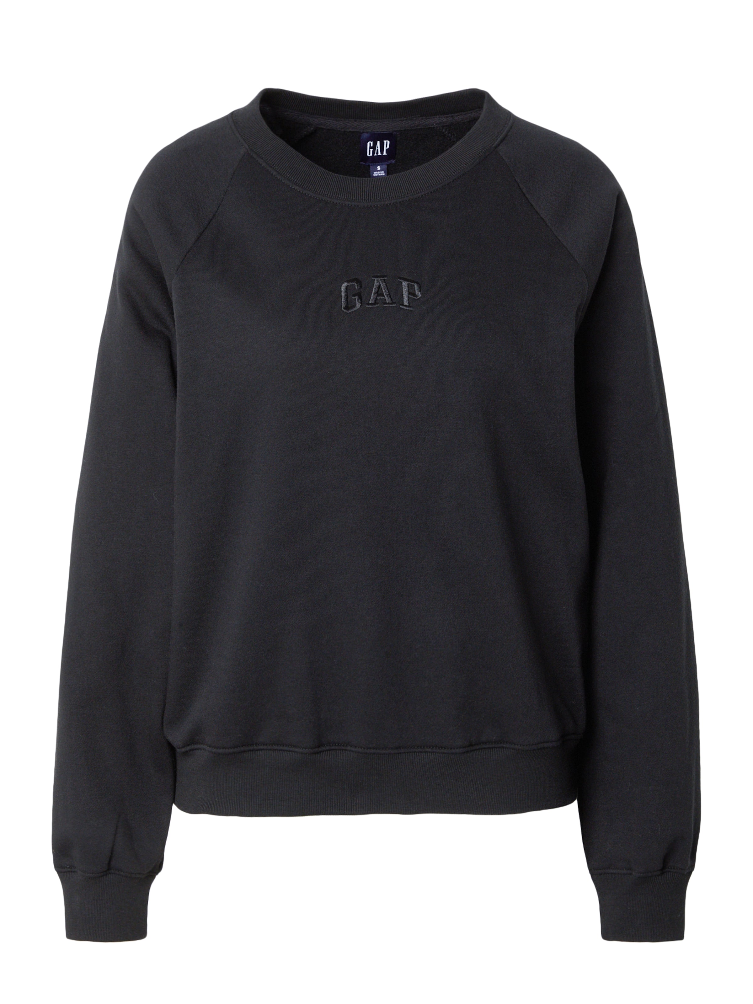 GAP Sweatshirt in Black: front