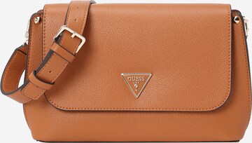 GUESS Crossbody bag 'Meridian' in Brown: front