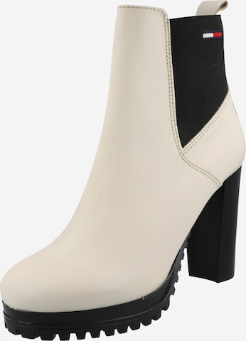 Tommy Jeans Chelsea Boots 'Clarisa' in White: front