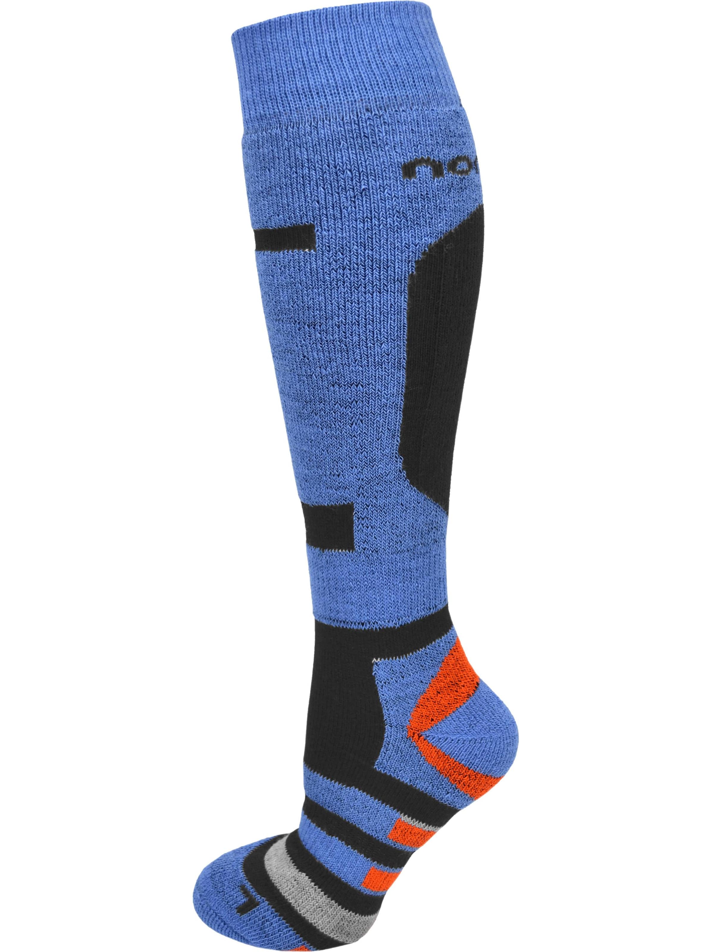 Chaussettes de sport normani en bleu : devant