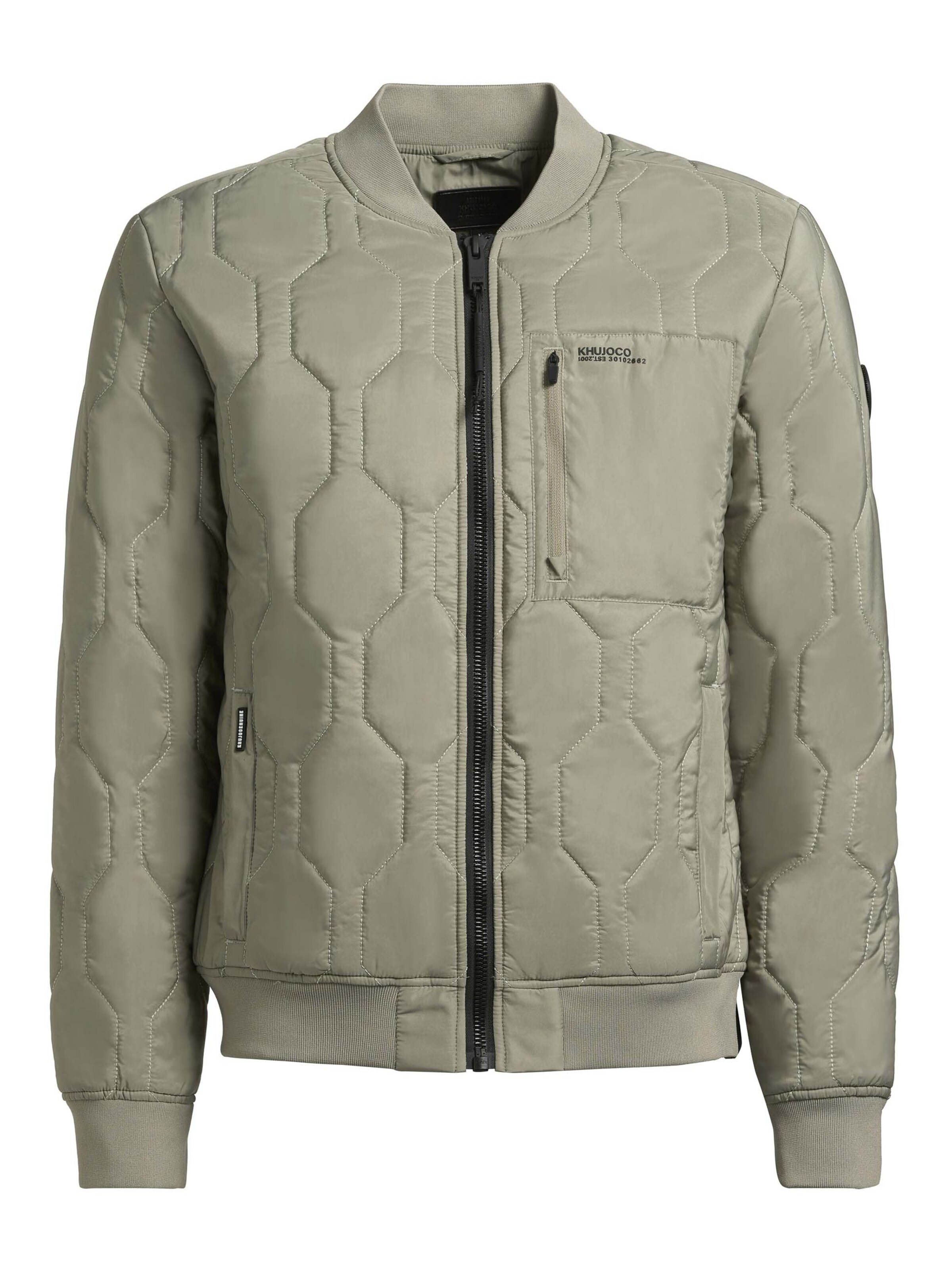 khujo Between-Season Jacket 'Rason' in Green: front