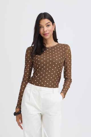 b.young Blouse 'BYRunanna' in Bruin: voorkant