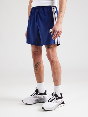 ADIDAS PERFORMANCE Loose fit Sports trousers in Blue: front