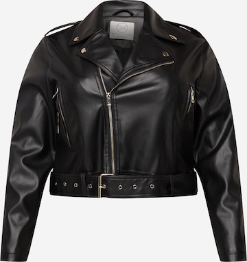 Guido Maria Kretschmer Curvy Collection Between-Season Jacket 'Valerie' in Black: front