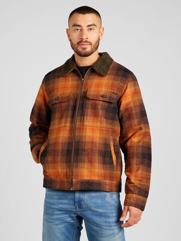 Veste mi-saison BILLABONG en marron : devant