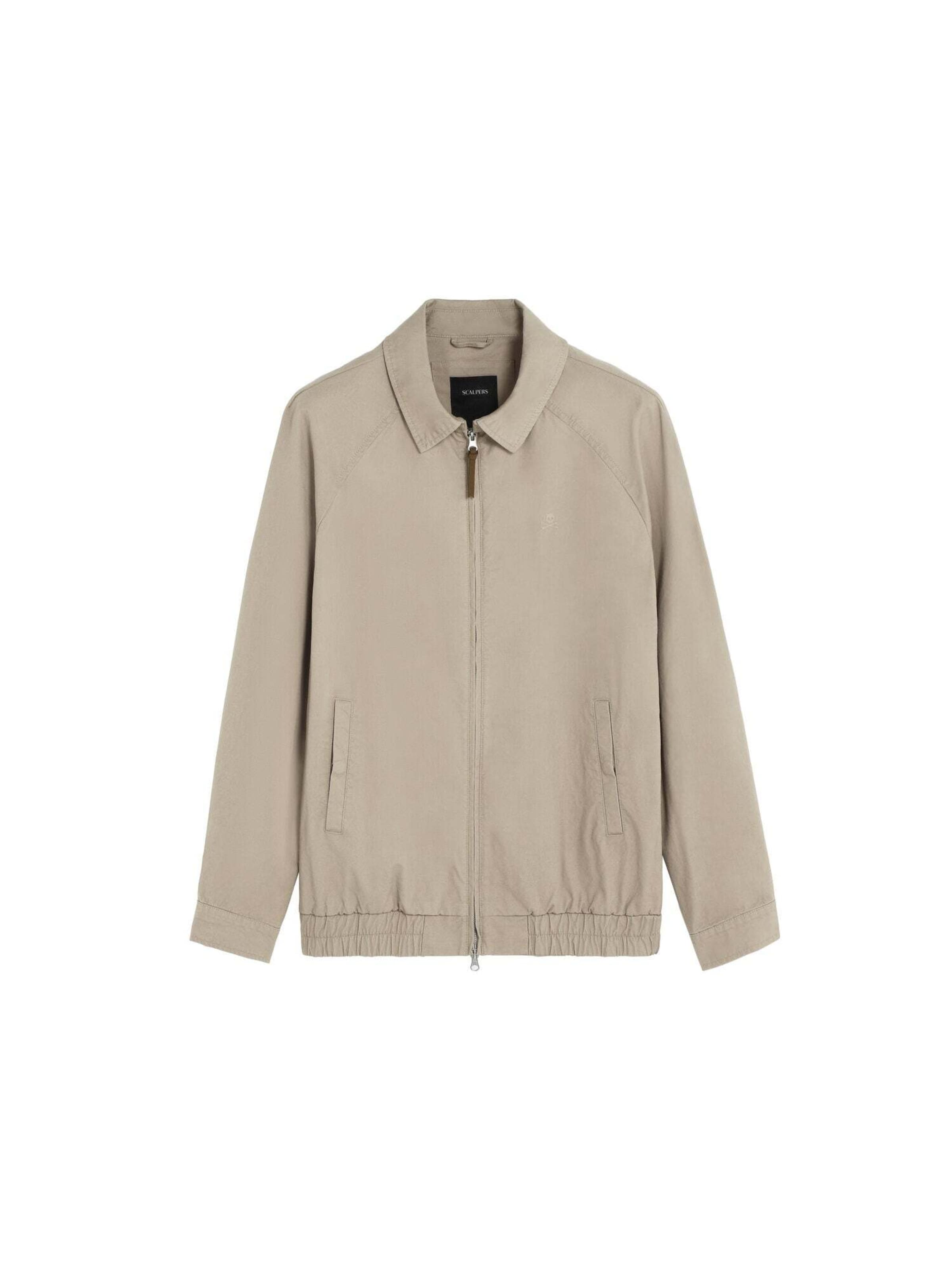 Scalpers Φθινοπωρινό και ανοιξιάτικο μπουφάν σε γκρι: μπροστά