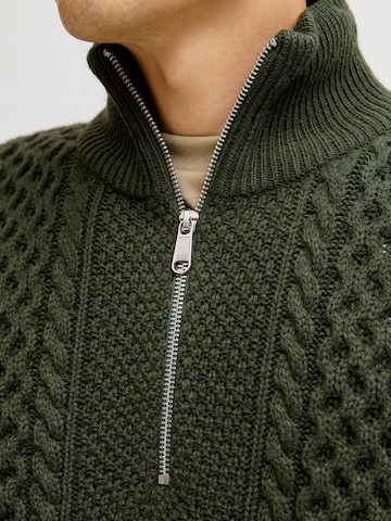 žalia JACK & JONES Megztinis 'JJPAUL'