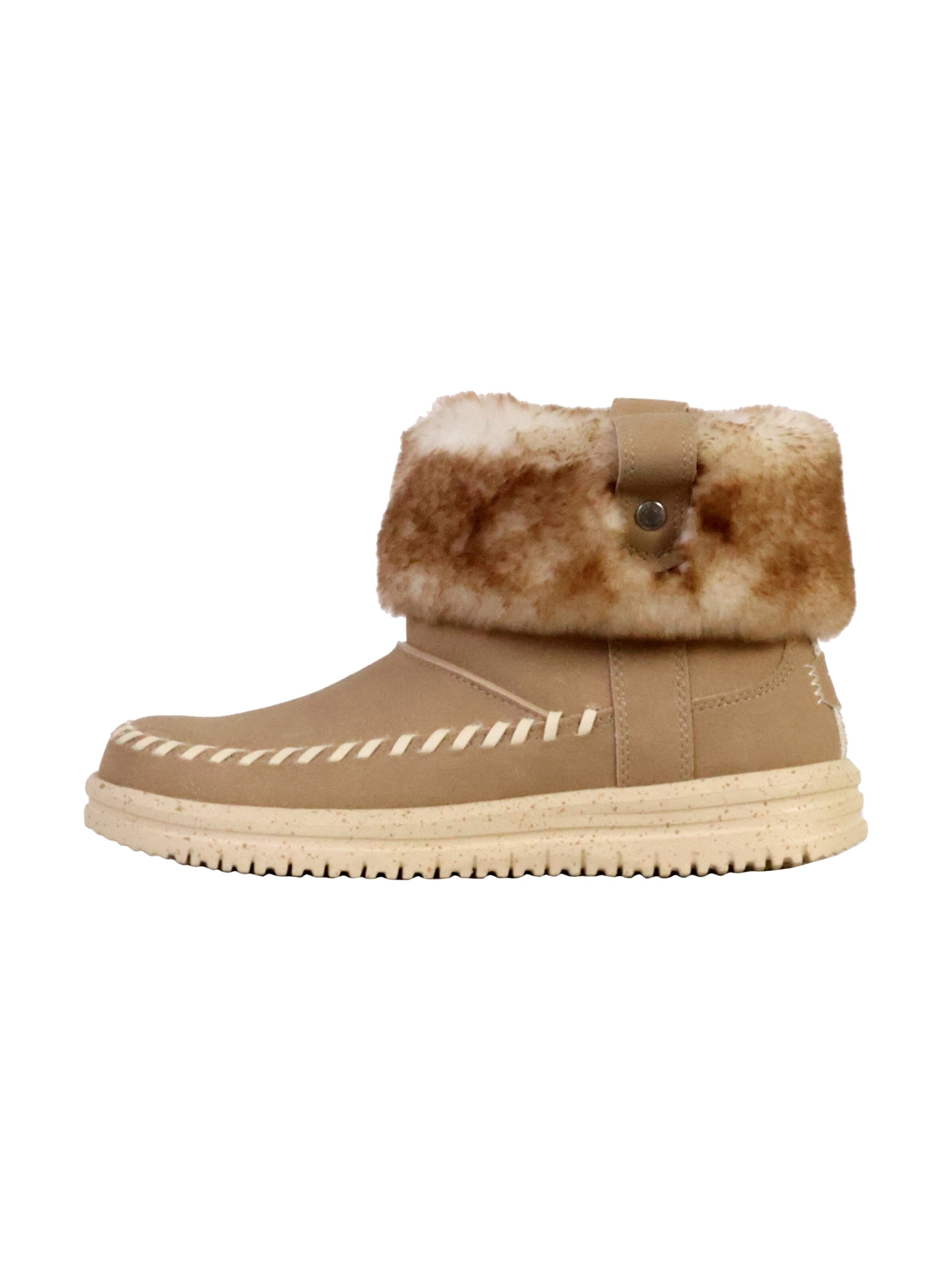 HEY DUDE Booties in Beige: front