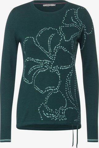 CECIL Sweater in Green: front