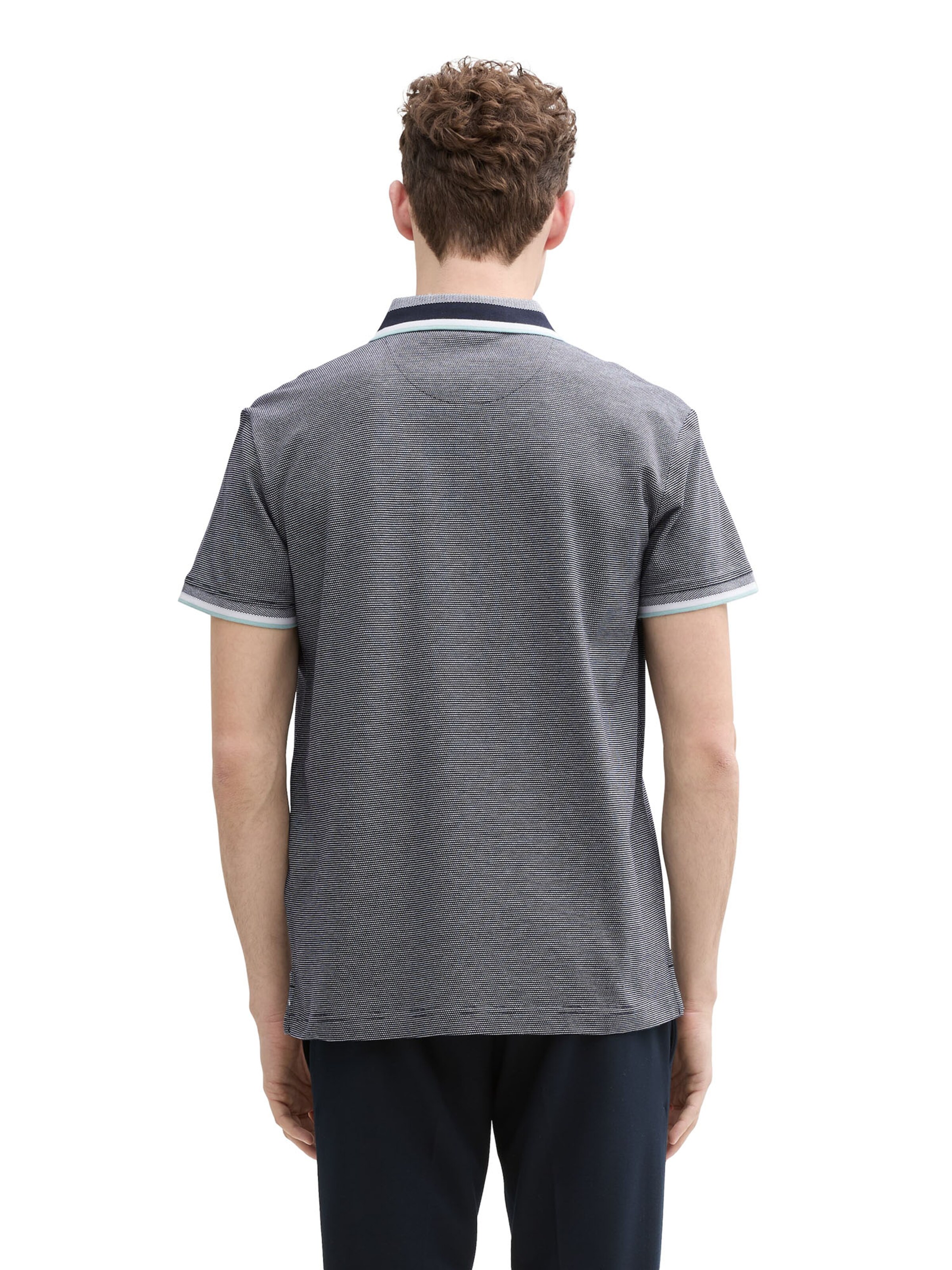 TOM TAILOR Poloshirt in Grau