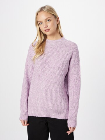 ESPRIT Sweter w kolorze fioletowy: przód