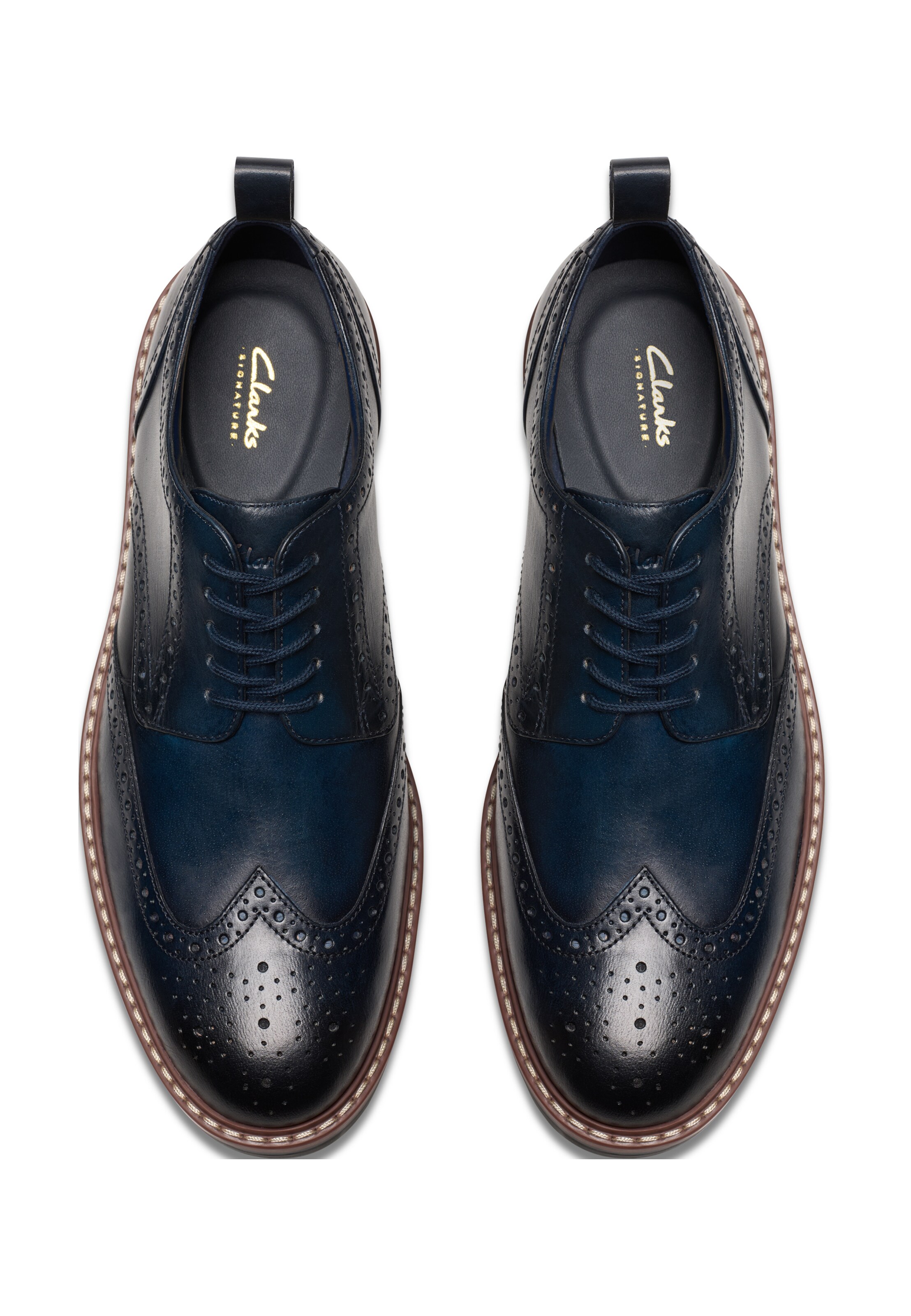 CLARKS Lace-up shoe 'Aldwin Limit' in Blue