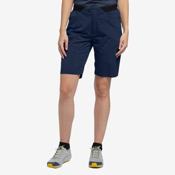 Haglöfs Regular Athletic Pants 'L.I.M Fuse' in Blue: front