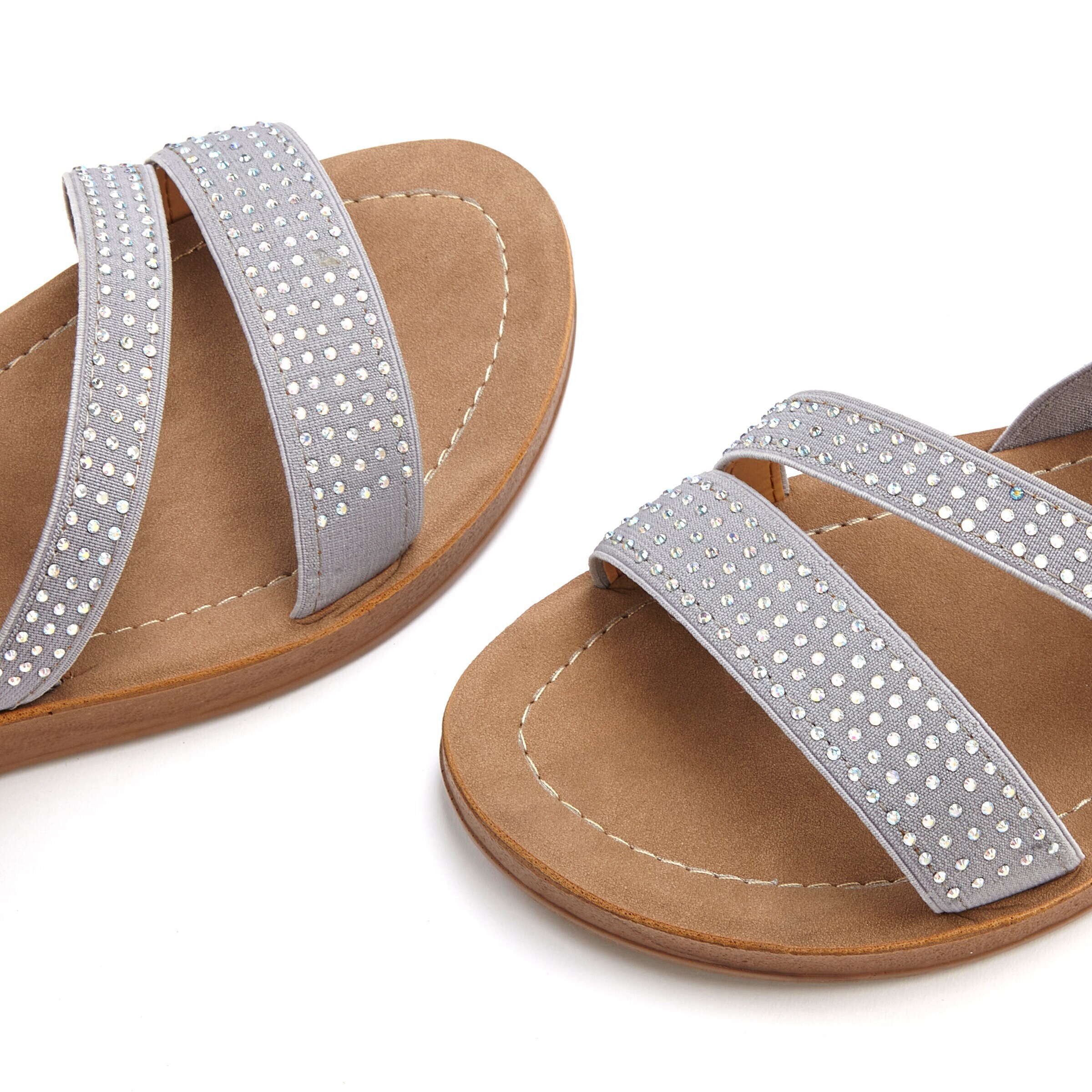 VIVANCE Sandals in Grey