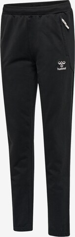 Hummel Tapered Workout Pants 'Move' in Black: front