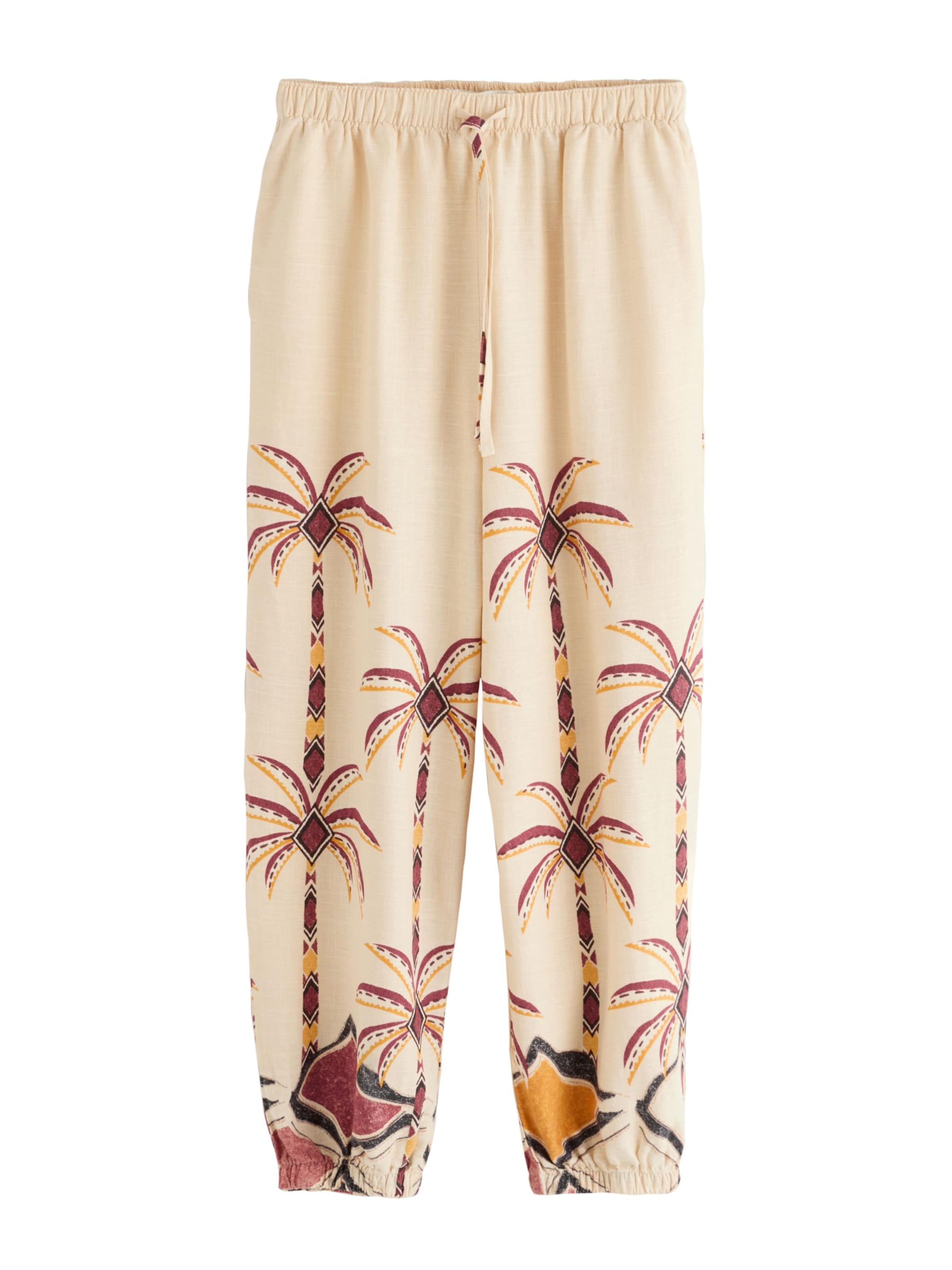 Next Tapered Broek in Beige: voorkant