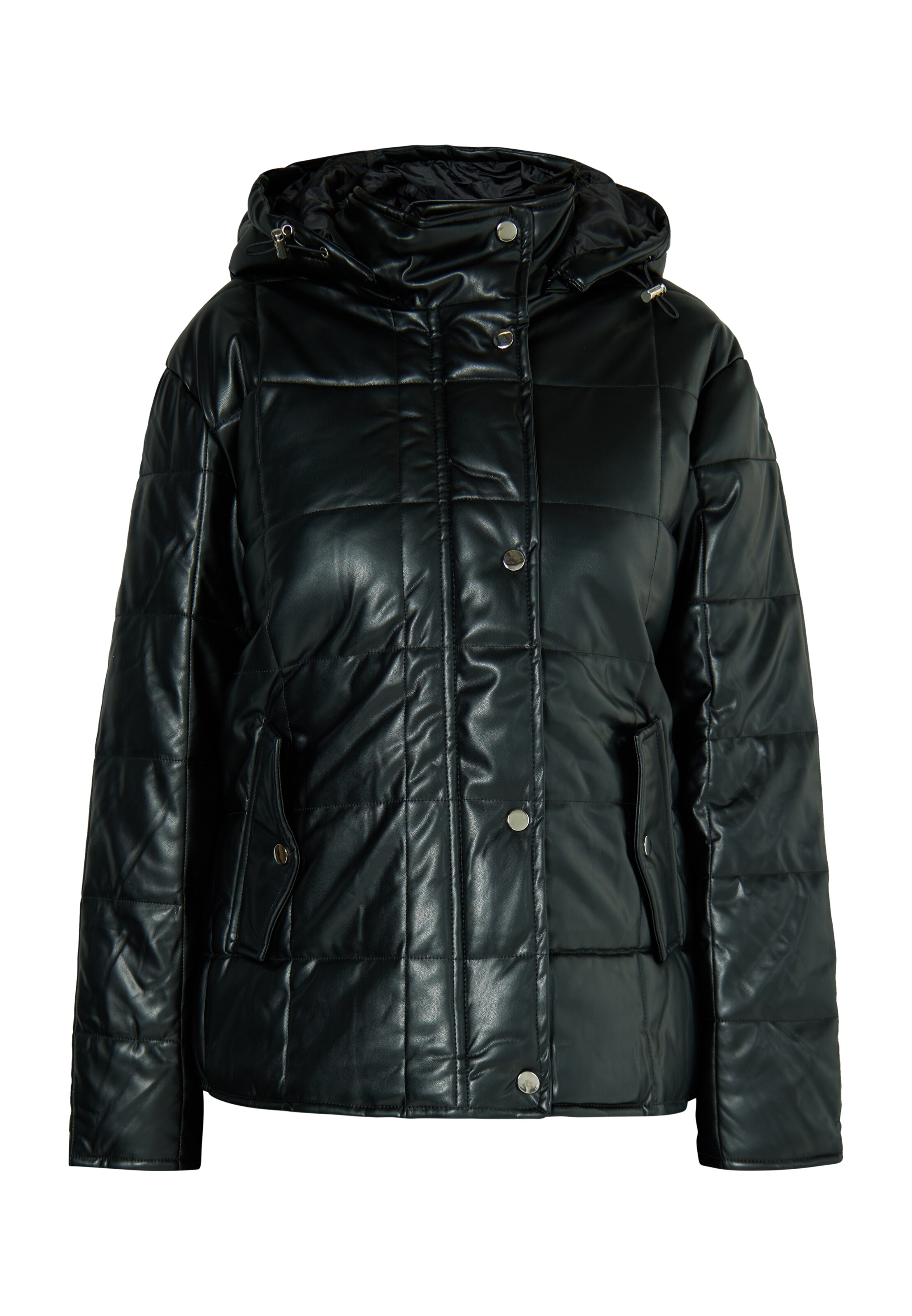 Usha Välikausitakki 'Lurea' värissä musta: etupuoli