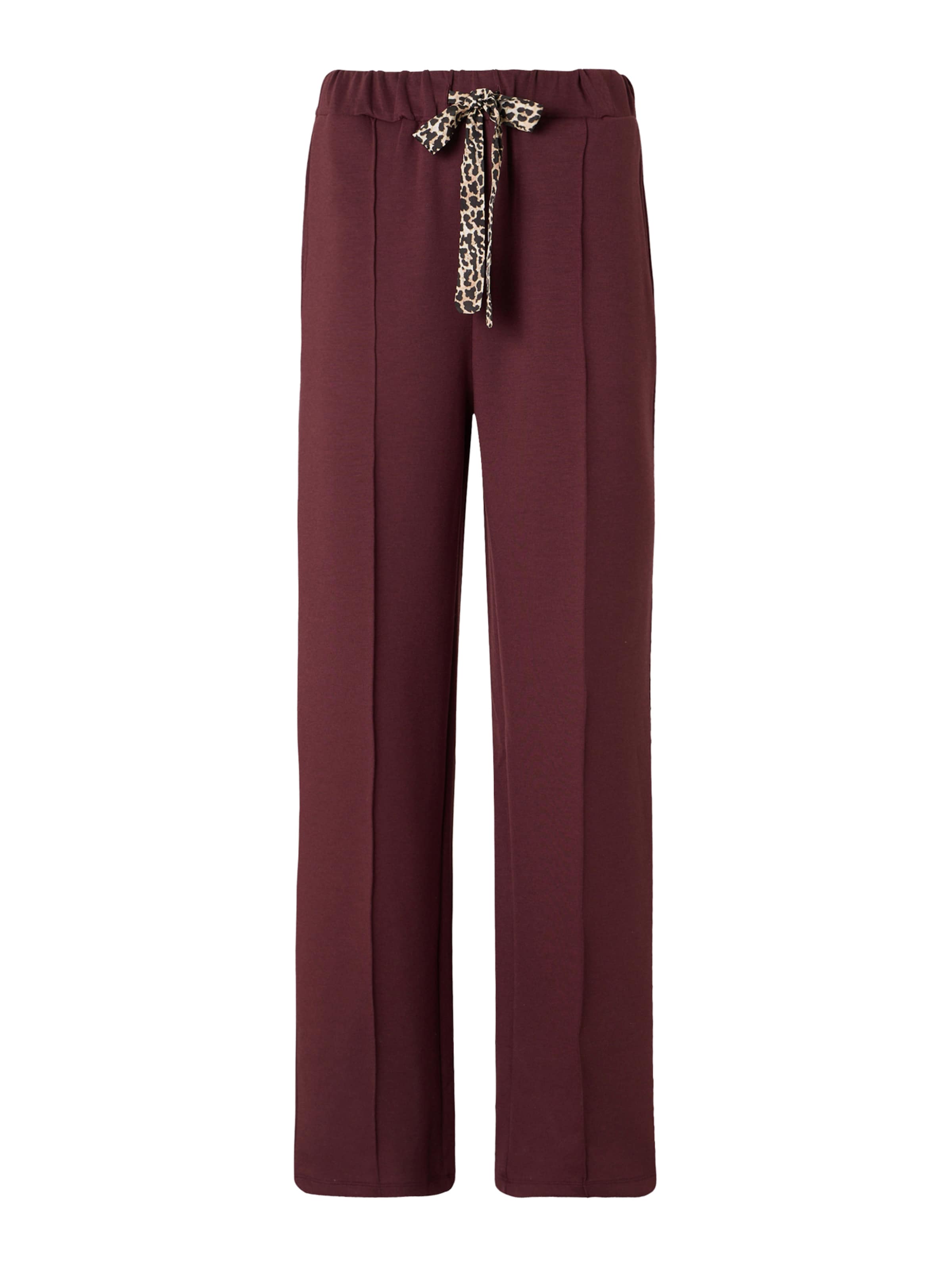 ruda ONLY Plačios klešnės Kelnės 'ONLALINA': priekis